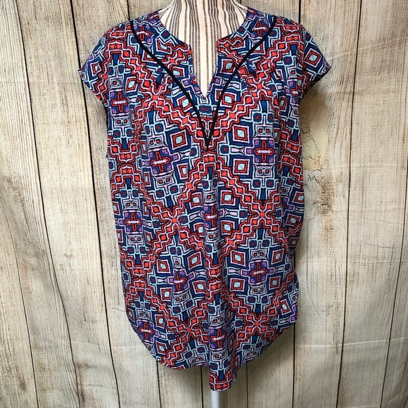 Liz Claiborne Large Unique Business Casual Blouse - Picture 3 of 7